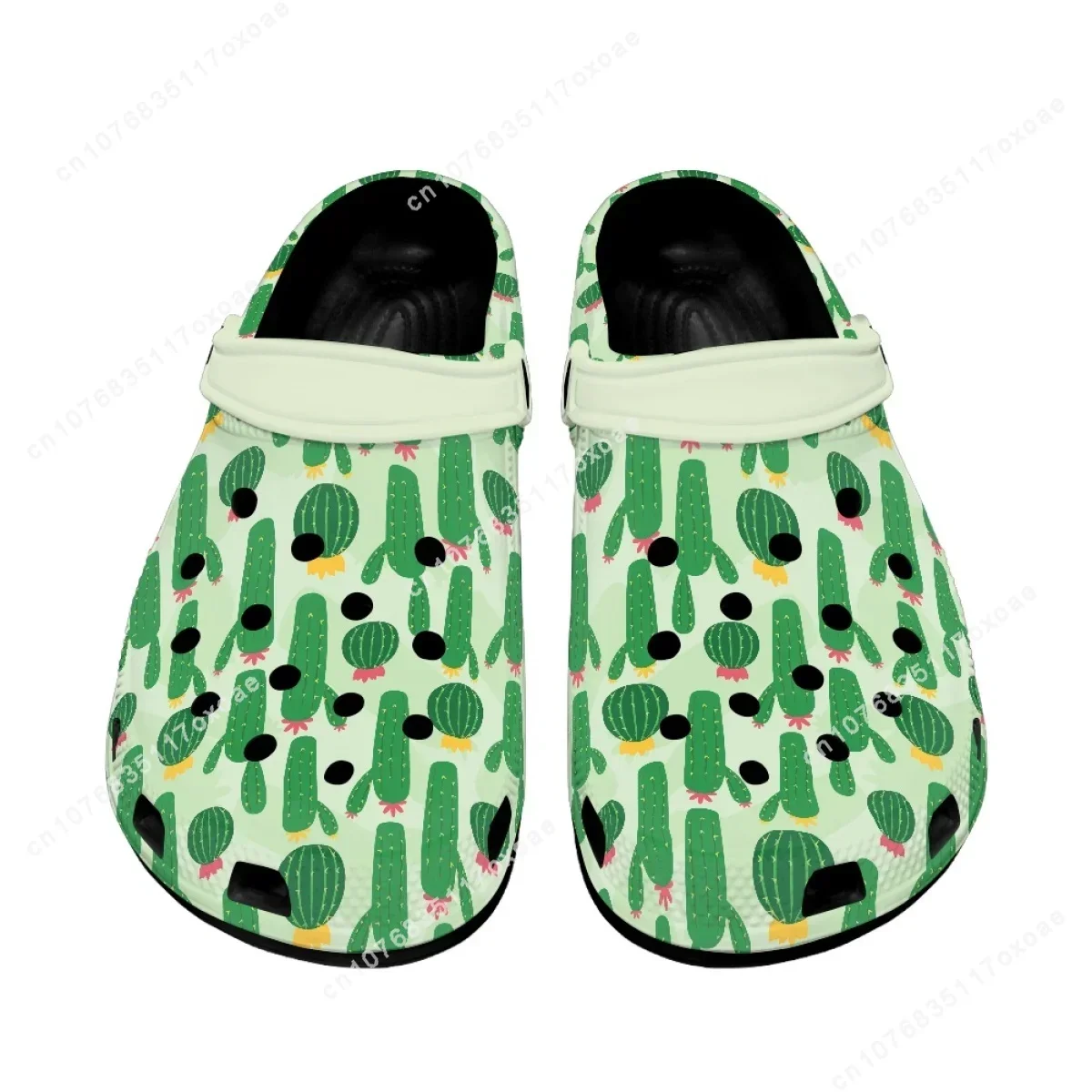 Cactus Green Comfortable Non-slip Sandals Women Lightweight Indoor Shower Slippers New Fashion Beach Garden Flats Slides Female