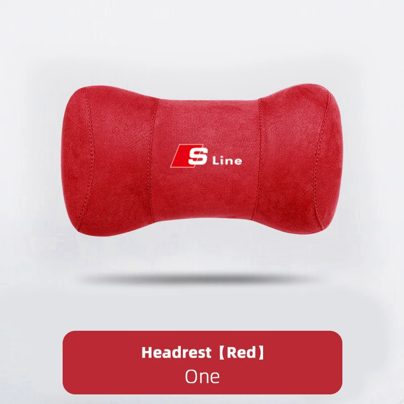 Auto Sitz Sicherheit Kopfstütze Pad Auto Logo Hals Kissen Für Audi Quattro Sline A3 A4 A6 A5 Q5 A1 Q7 Q3 Q2 Q8 A7 A8 TT S1 SQ5 RSQ3