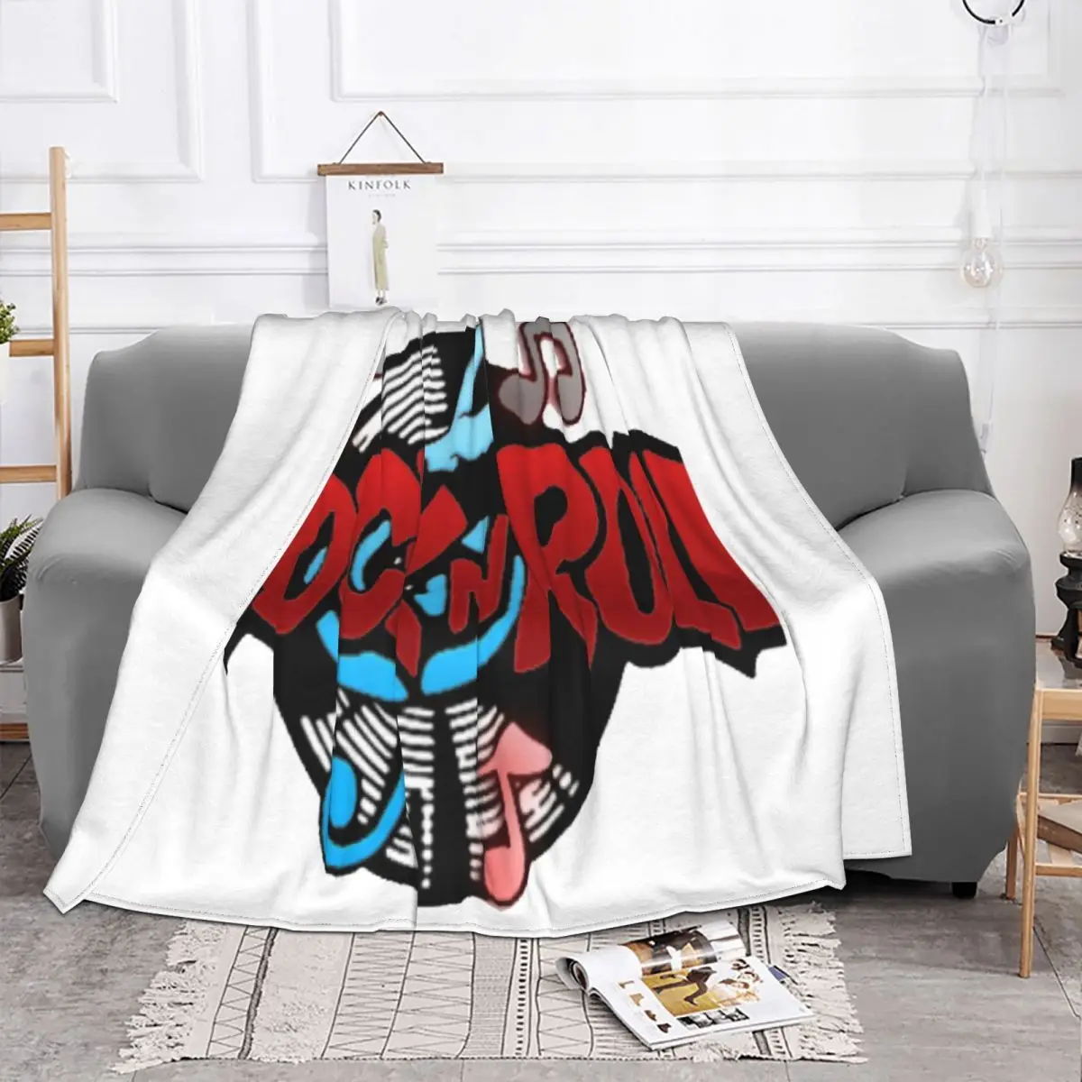 Rock N Roll 2129 Home Quilt For Bed Blankets & Throws Throw Blanket