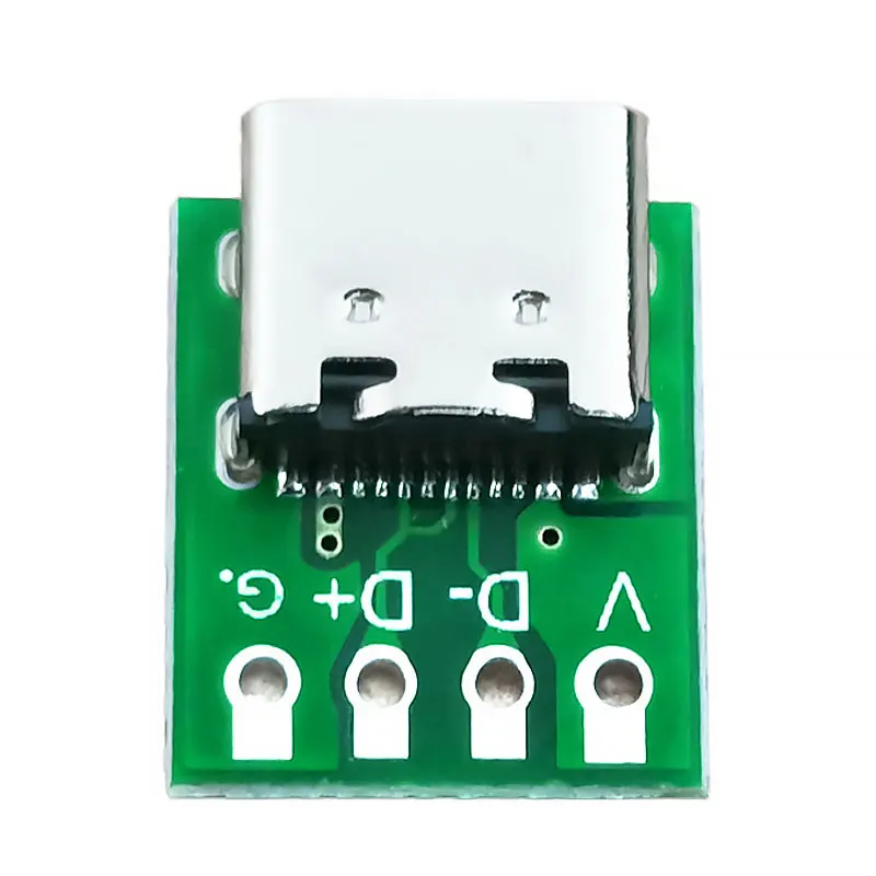 1/2/3Pcs TYPE C USB 3.1 Type C Connector 16 Pin Test PCB Board Plate Adapter Socket For Data Line Wire Cable Transfer