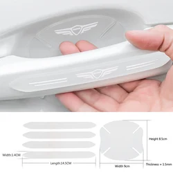 TPU Car Door Bowl Anti-scratch Sticker Protection Sticker Car Accessorie Decals For Genesis Essentia GV80 G70 G90 MINT ESSENTIA