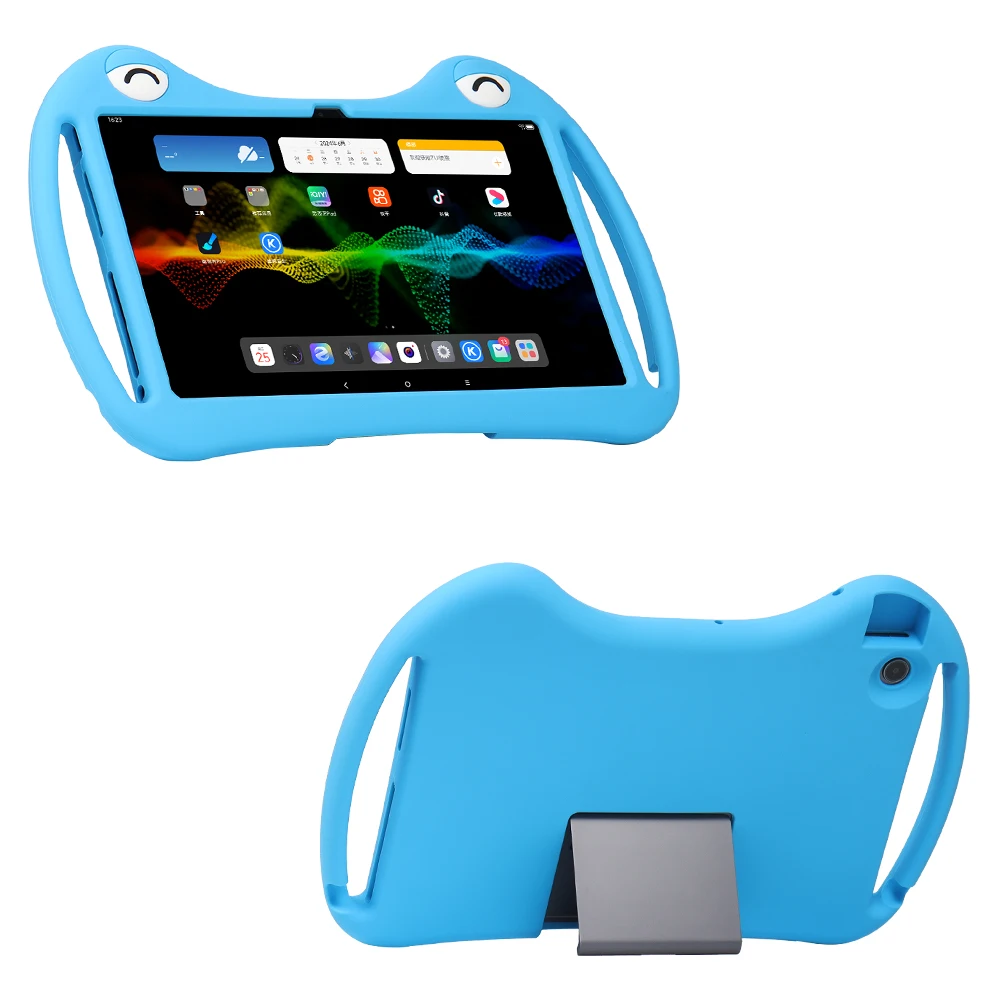 Case Compatible with Fro Lenovo Tab Plus 11.5 inch (2024) Tablet with 4 Airbags (TB351FU) Folding Stand Cover Silicone Kids