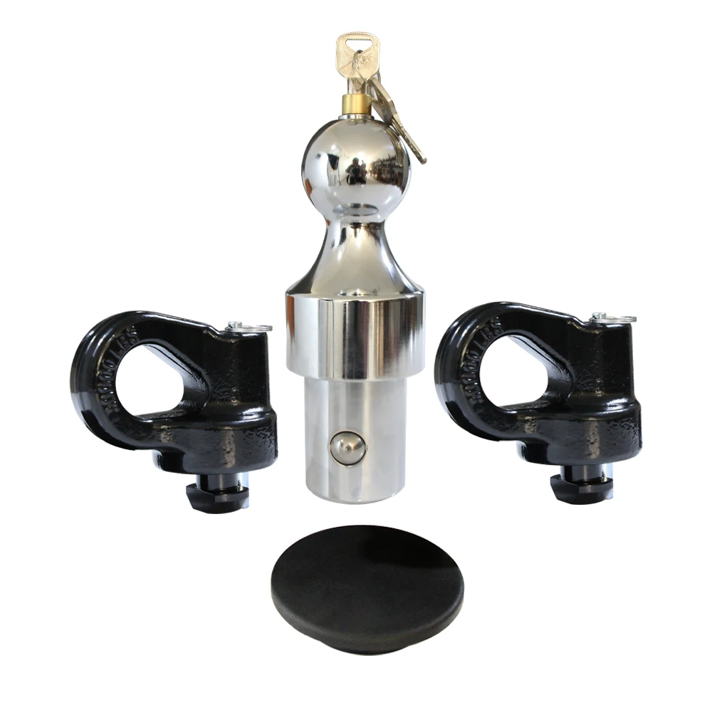 Nouveau kit d'ancrage de chaîne de sécurité AMBITION pour pièces de véhicule 60692 Système Puck OEM Attelage à boule col de cygne