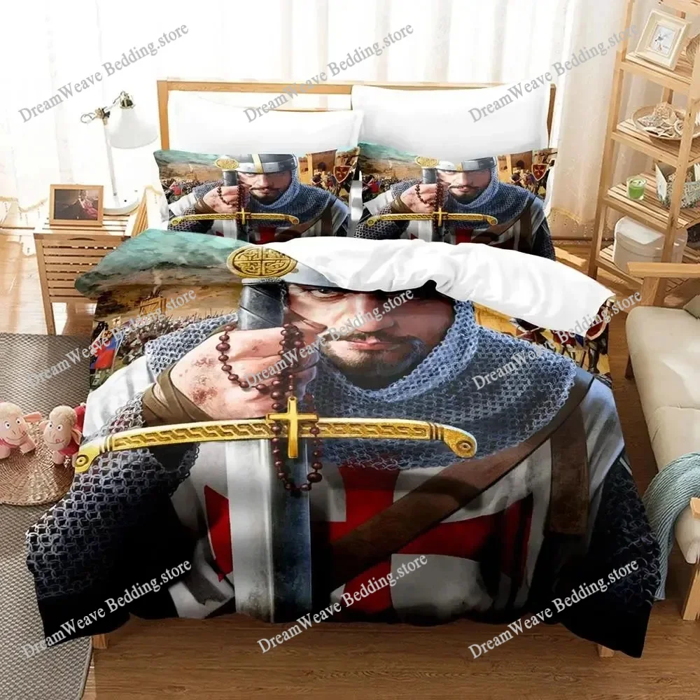

Knights Templar Bedding Set Single Twin Full Queen King Size Aldult Bedclothes Duvet Cover Sets for Bedroom Parure De Lit 2025