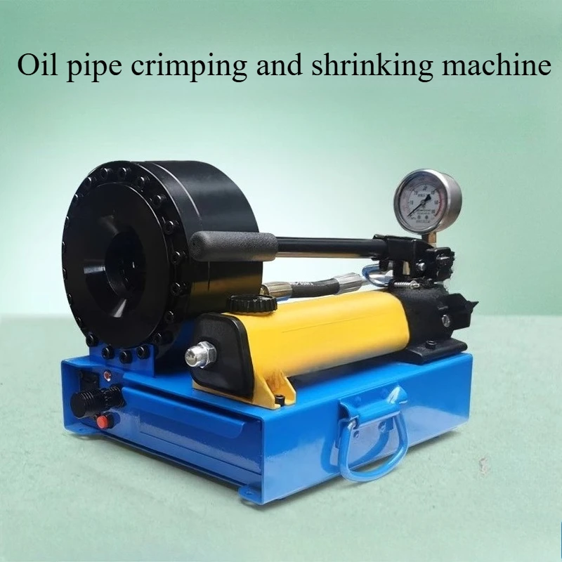 

220V Multifunctional Portable Hydraulic Hose Crimper,Manual/Oil Pipe Swaging Machine for Automotive,Industrial &Agricultural Use