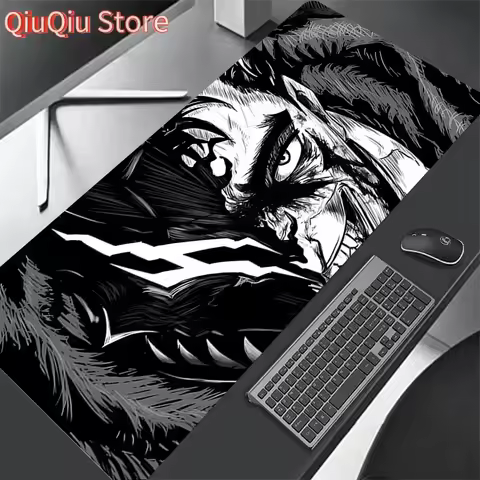 Xxl Computer Mouse Pad Gaming Accessories Berserk Desk Mat Gamer Keyboard Pc Cabinet Mousepad Office Mats Large Mause Carpet Rug