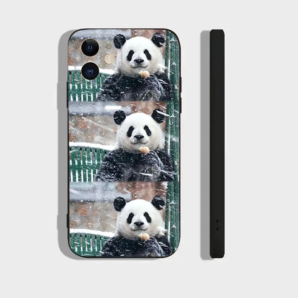 Fubao Panda Phone Case For Iphone 15 11 13 14 Pro Max 7 8 Plus X Xr Xs Max Se2020 12mini Cover Case