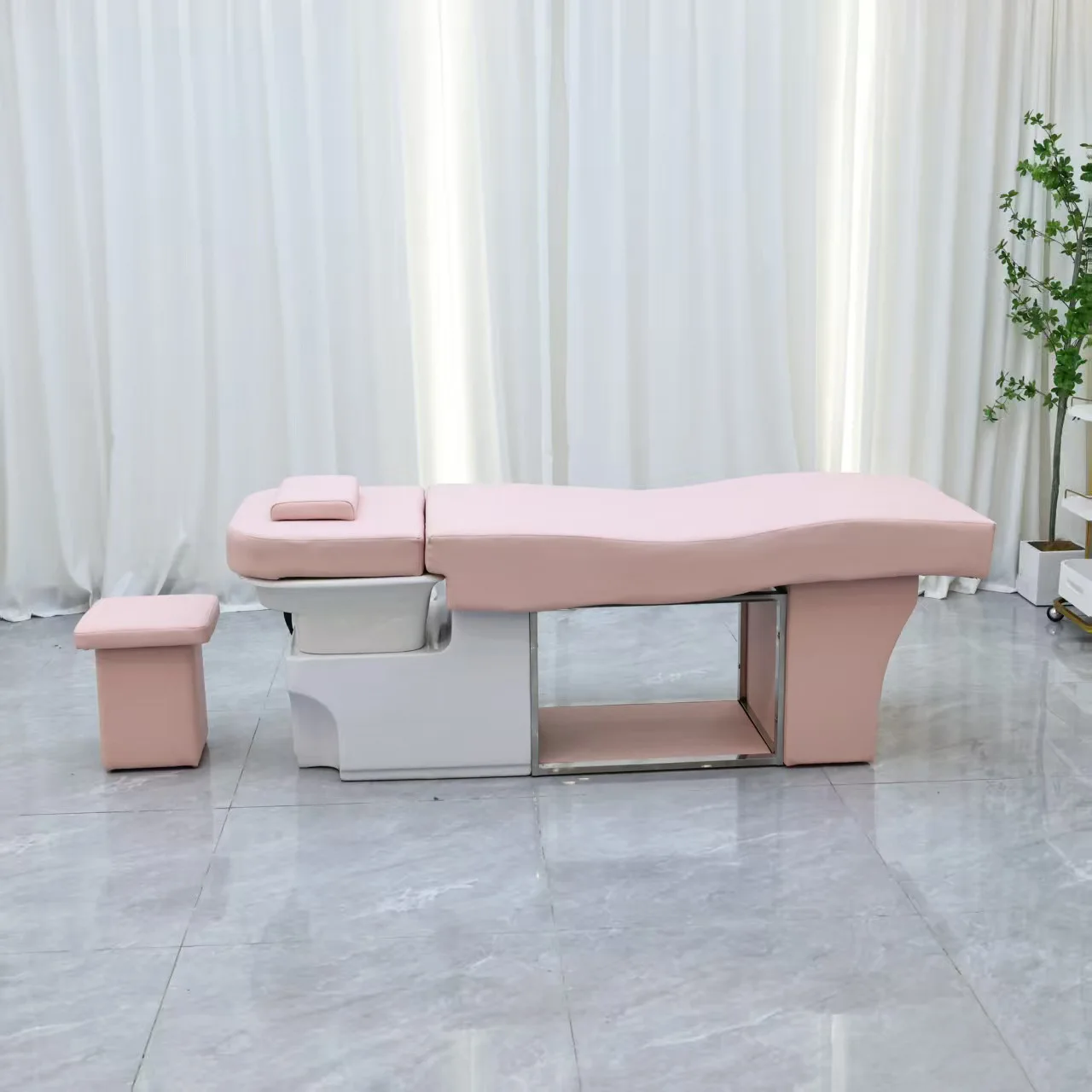 CX Barber Shop Water Circulation Fumigation Beauty Integrated Shampoo Bed