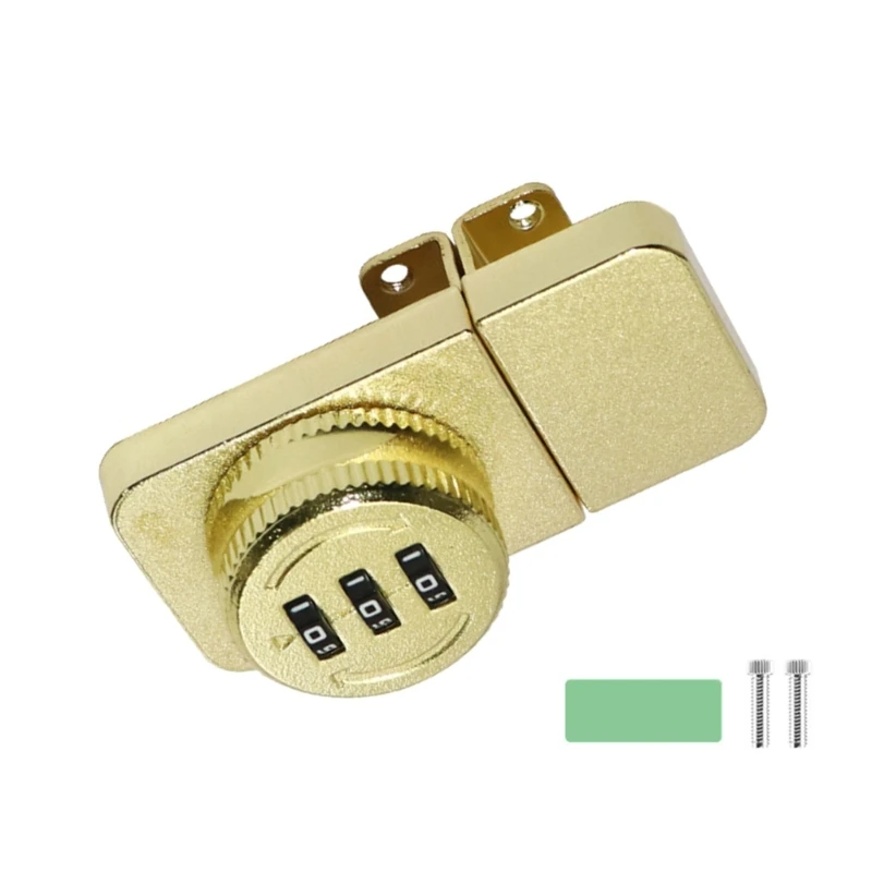 Armário Keyless Lock 3Digit Combination Drawer Lock Travas rotativas fáceis instalar