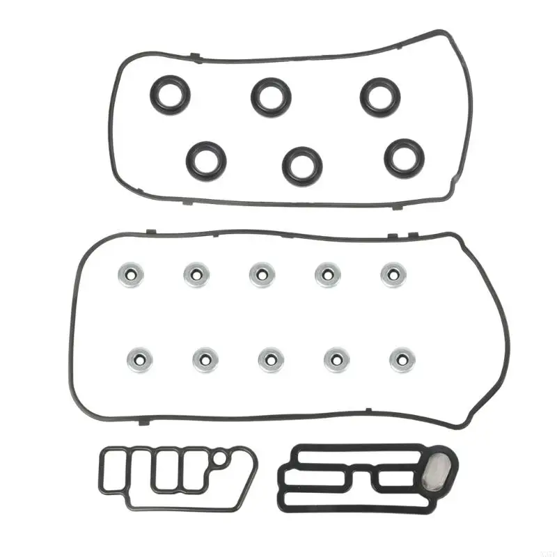 

Strong NBR Rubber Valves Cover Gasket Set with Easy Installation Replaces VS50773R VS50559 12030RJA000 for Vehicle Engines X37F