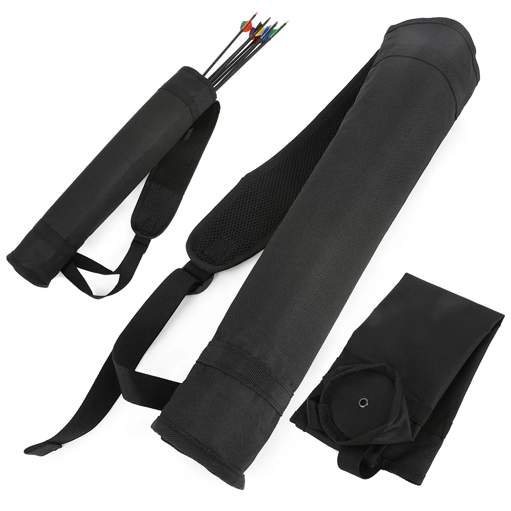 

Archery Arrow Nylon Quiver Adjustable Bag Holder Back-Side Target Hunting Practicing Compound Recurve Bow Practicing Hunting