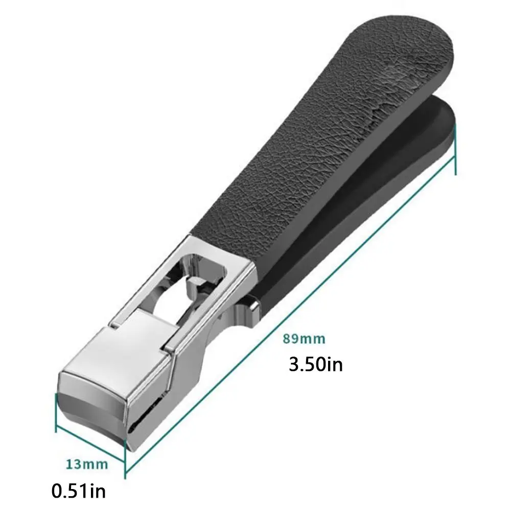 الفولاذ المقاوم للصدأ مكافحة سبلاش مسمار المقص الأظافر سميكة تو نام أظافر مسمار المقص الأنظف شقة أظافر أظافر القاطع المنزلية #6