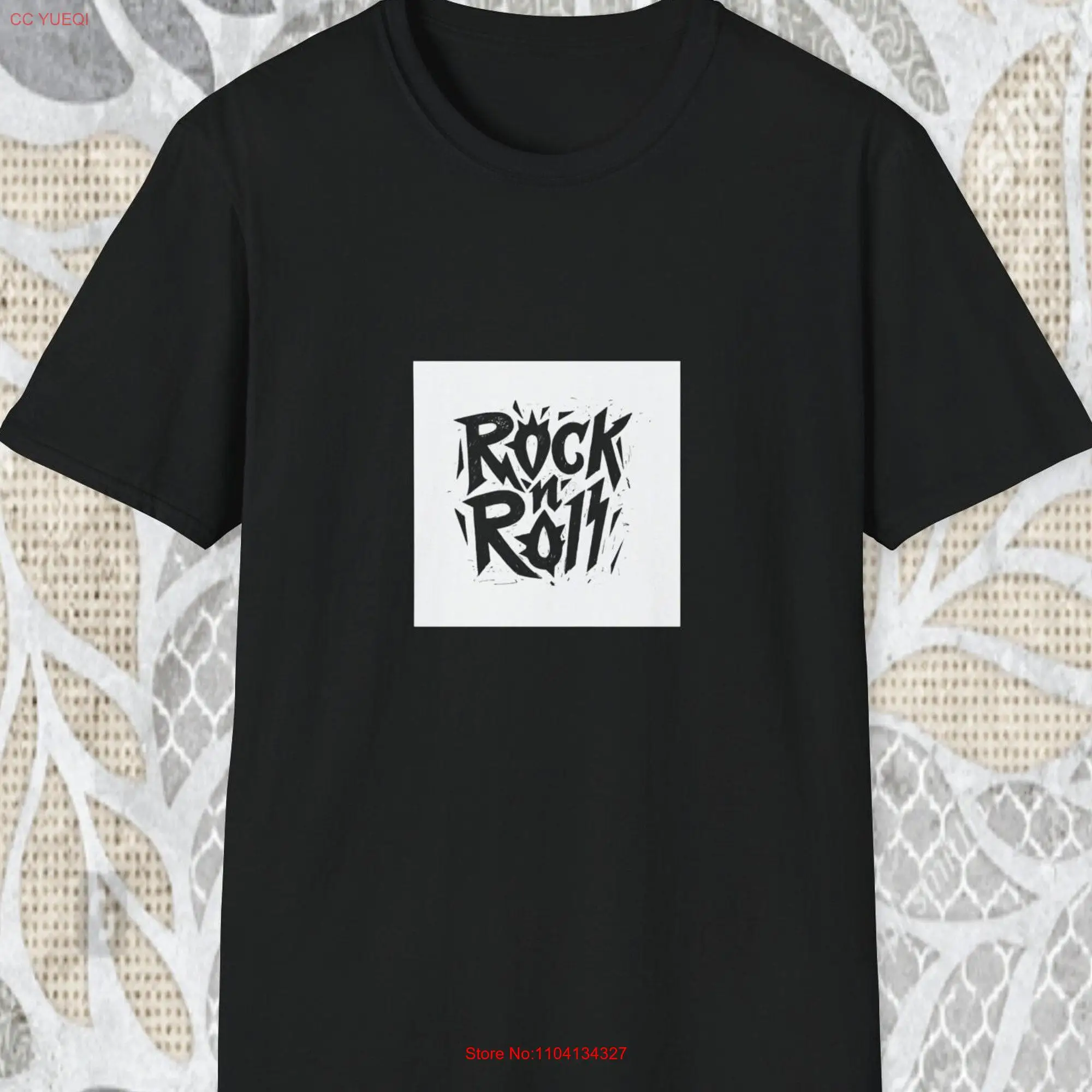 rock n'roll design unisex t shirt rocknroll event with long or short sleeves