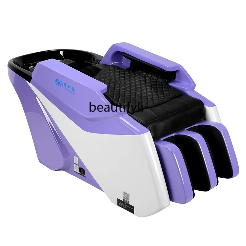 

Barber Shop Shampoo Chair Automatic Intelligent Massage Couch Electric for Hair Salon Integrated Hairdressing Flushing Bed