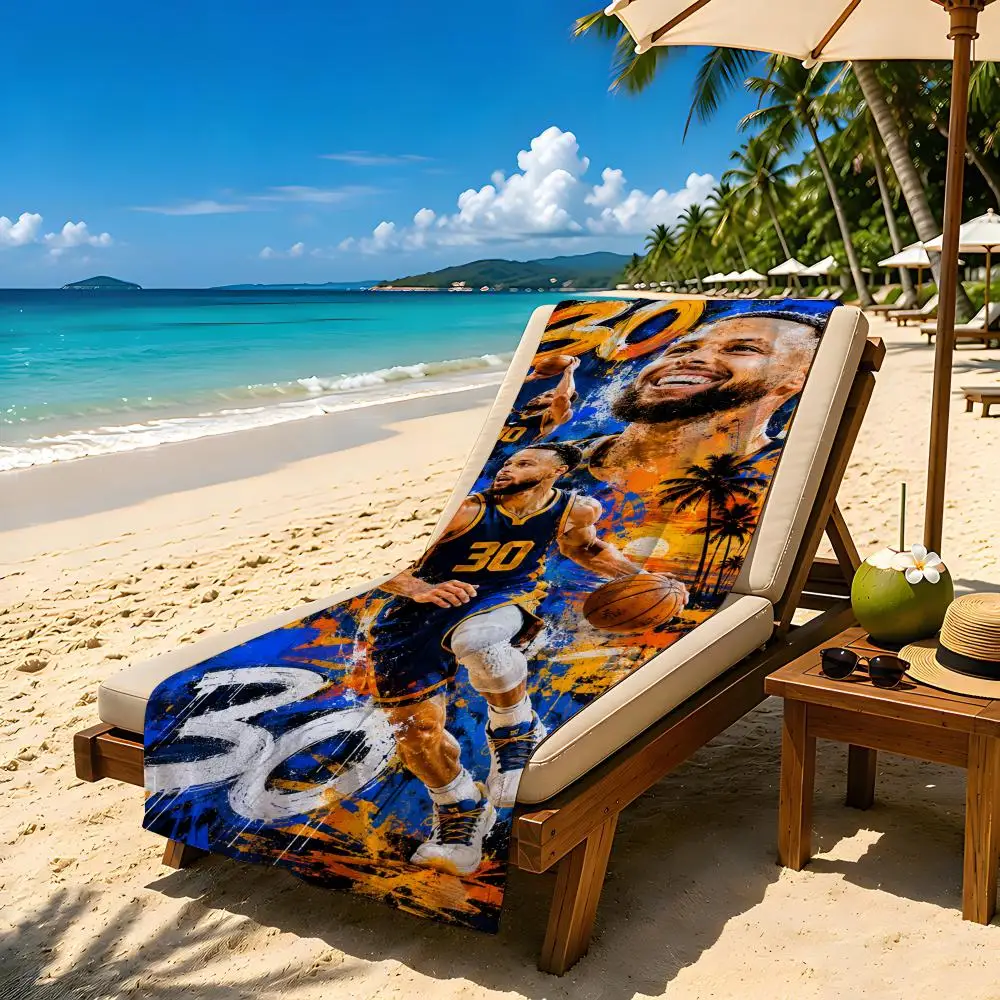 SportStar S-Stephen C-Curry Towel Extra Large Beach Towel Quick Dry Sand Free Super Absorbent Lightweight Hot