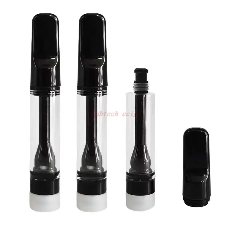 10 sztuk pełna ceramiczne kartridże do e-papierosa Atomizer 510 nici grube wkłady olejowe wózki zbiornik 0.5ml 1.0ml E papierosy długopis do Vape