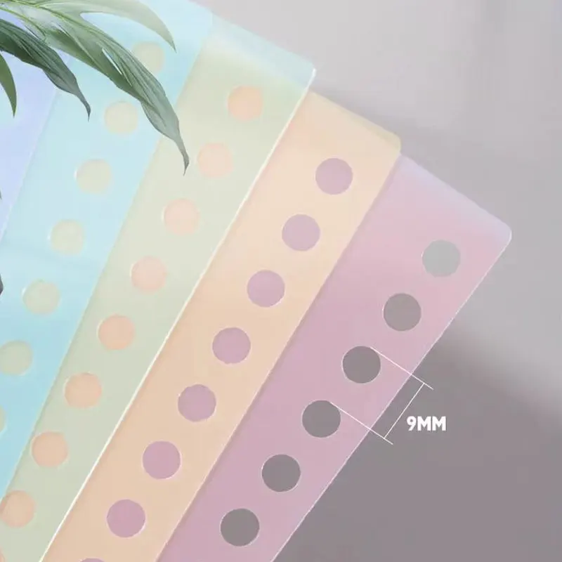 5Pcs/set B5 Loose-Leaf Divider And Baffle PP Transparent Matte Universal Notebook Divider Stationery Bookmark School Accessories