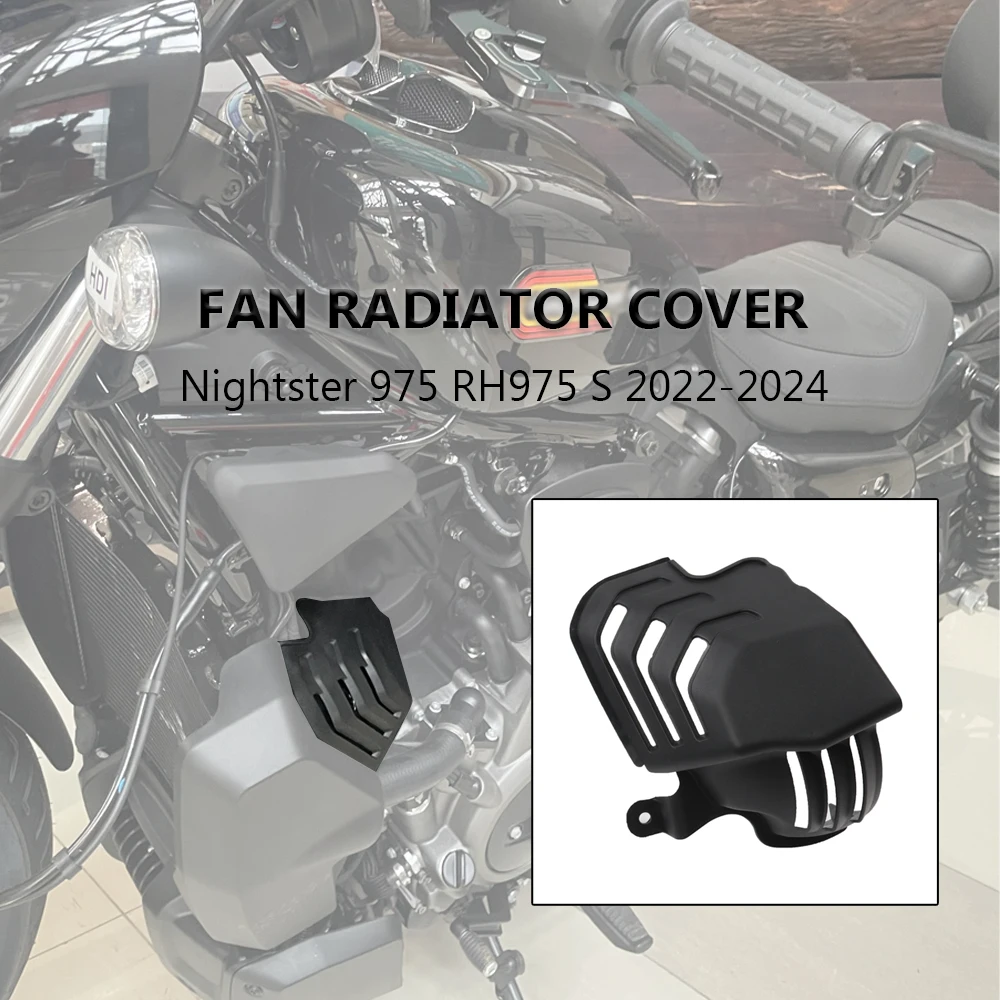 2022 2023 2024 Motorcycle Fan Radiator Cover Fairing Heat Shield Hot Air Deflector Spoiler Guard For Harley Nightster975 RH975S