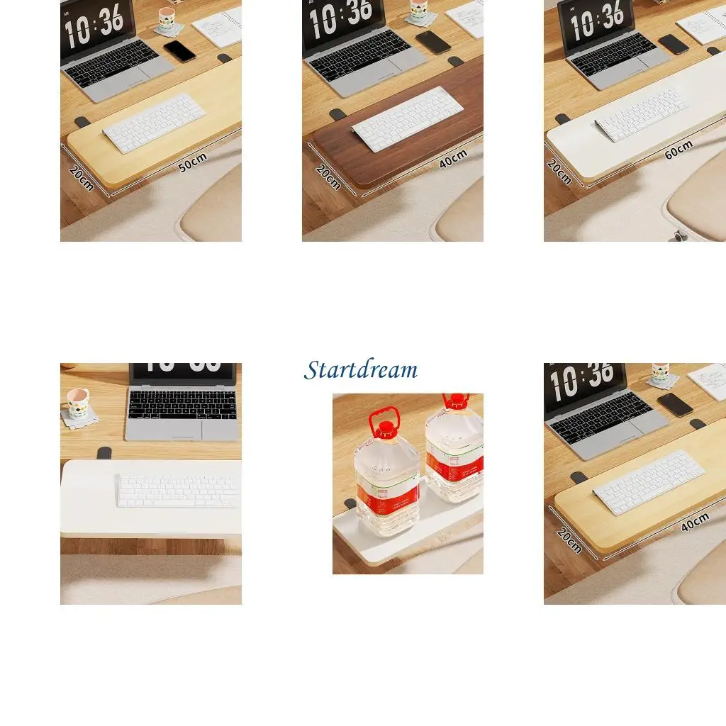 

Foldable Desk Extender Wrist Support Arm Rest Office Keyboard Tray Clamp On Desk Shelf Desk Extender Tray K92C