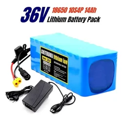 Bateria 36 V 14 Ah 18650 10S4P 500 W akumulatory dużej mocy 42 V 14000 mAh z ochroną BMS + ładowarka