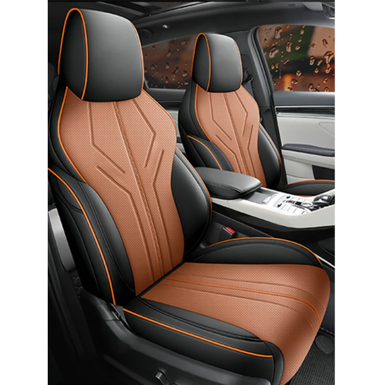 Car Accessories Four Seasons New Custom Luxury Design Leather  Seat Cover for Byd Song Plus Ev