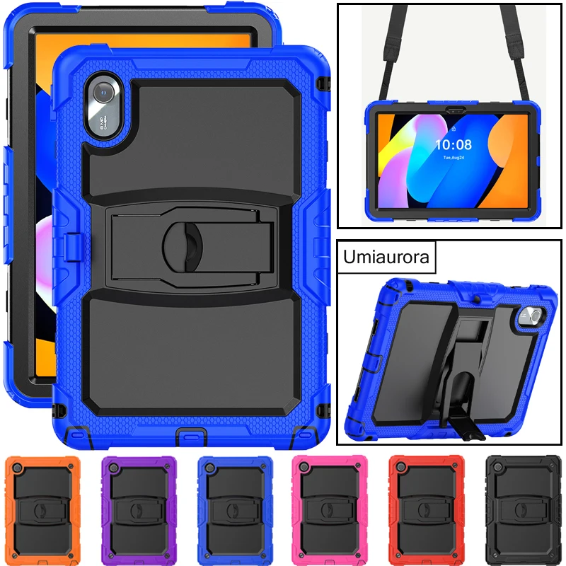 For Xiaomi Redmi Pad 2 Pad2 11 inch 2025 Shockproof Silicon PC Hybrid Rugged Case Stand Shoulder Strap Tablet Cover Armor Funda