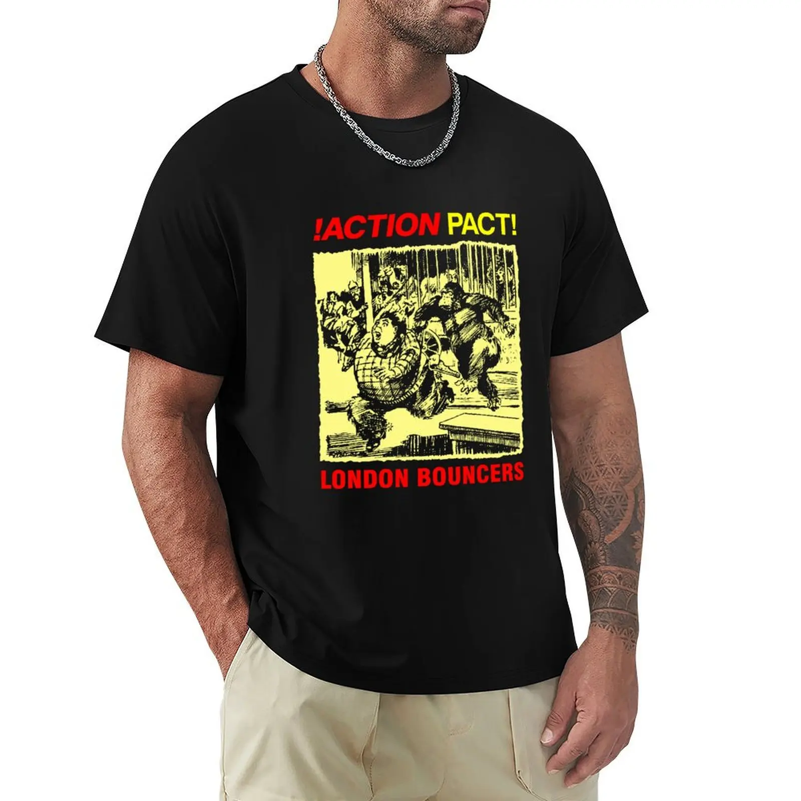 

!ACTION PACT! London Bouncers T-Shirt shirts graphic vintage gifts for boyfriend Funny t-shirt men clothing