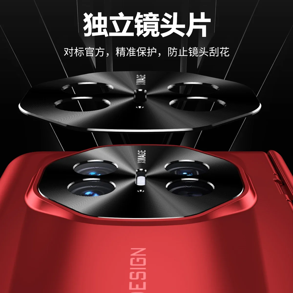 For Huawei Mate X3 X5 Case Luxury Ultra Thin Electroplated Matte Fold Hingle with Tempered Film Shockproof Hard Case Accessories