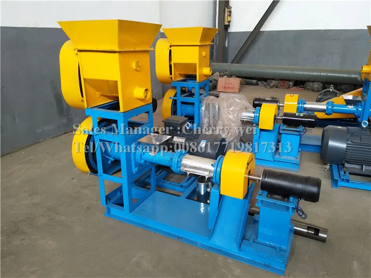 High Capacity 120-150kg/h Goat floating Feed Pellet Making Machine/poultry feed making machine free shipping by sea CRR