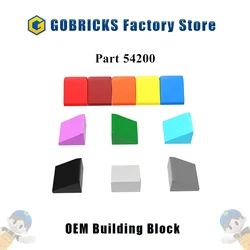 Gobricks 10Pcs MOC Parts 54200 50746 Slope 30° 1 x 1 x 2/3 Brick Changeover Catch for High-tech Building Blocks Parts DIY Toys