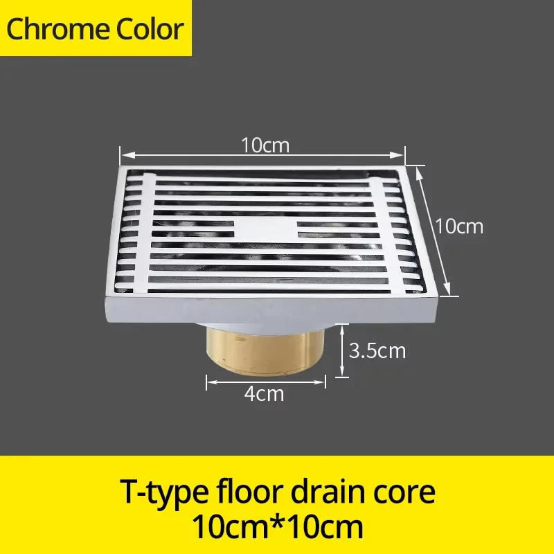 

Bathroom Shower Balcony Washing Machine Drainage Floor Drain Full Copper Insect Resistant Anti Clogging Floor Drain