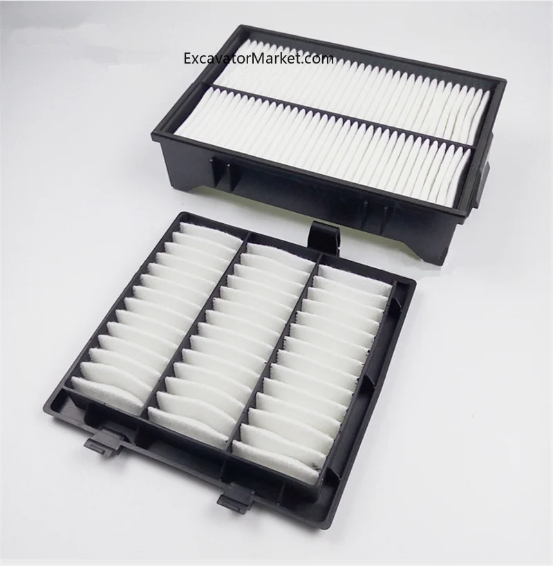 For HITACHI ZX 200/210/240/260/330-5G-5A excavator air conditioning filter element filter external filter excavator accessories