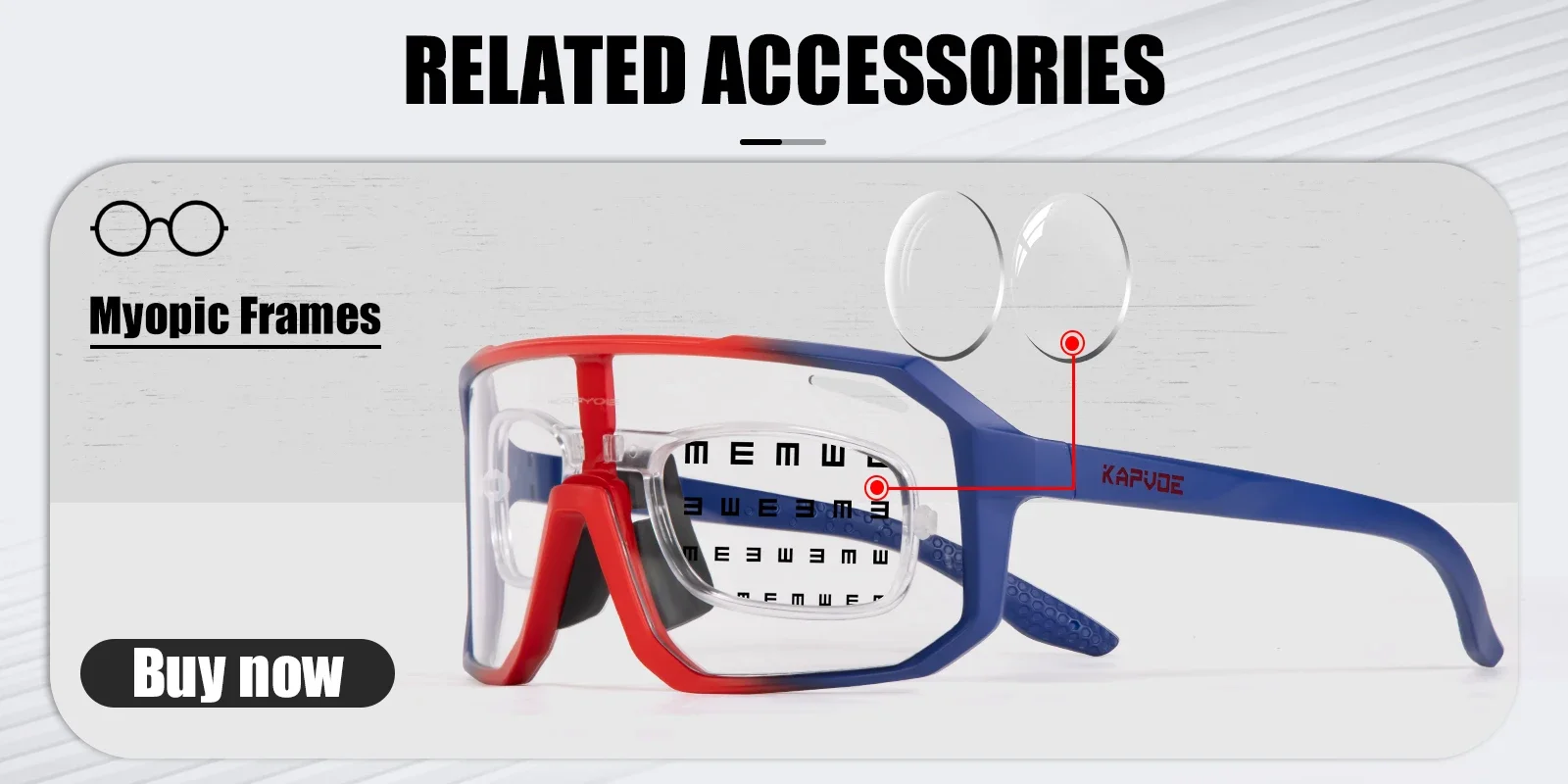 SCVCN Trendige Fahrradbrille, modische Sonnenbrille, MTB-Fahrradbrille, Campingbrille, UV400-Schutzbrille für Herren und Damen – Detail 1