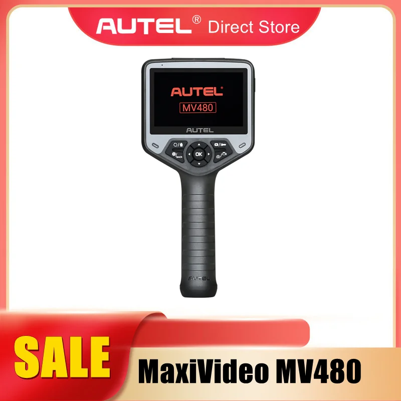 Autel MaxiVideo MV480 Dual Camera Digital Videoscope Inspection Camera Endoscope with 8.5mm Head Imager