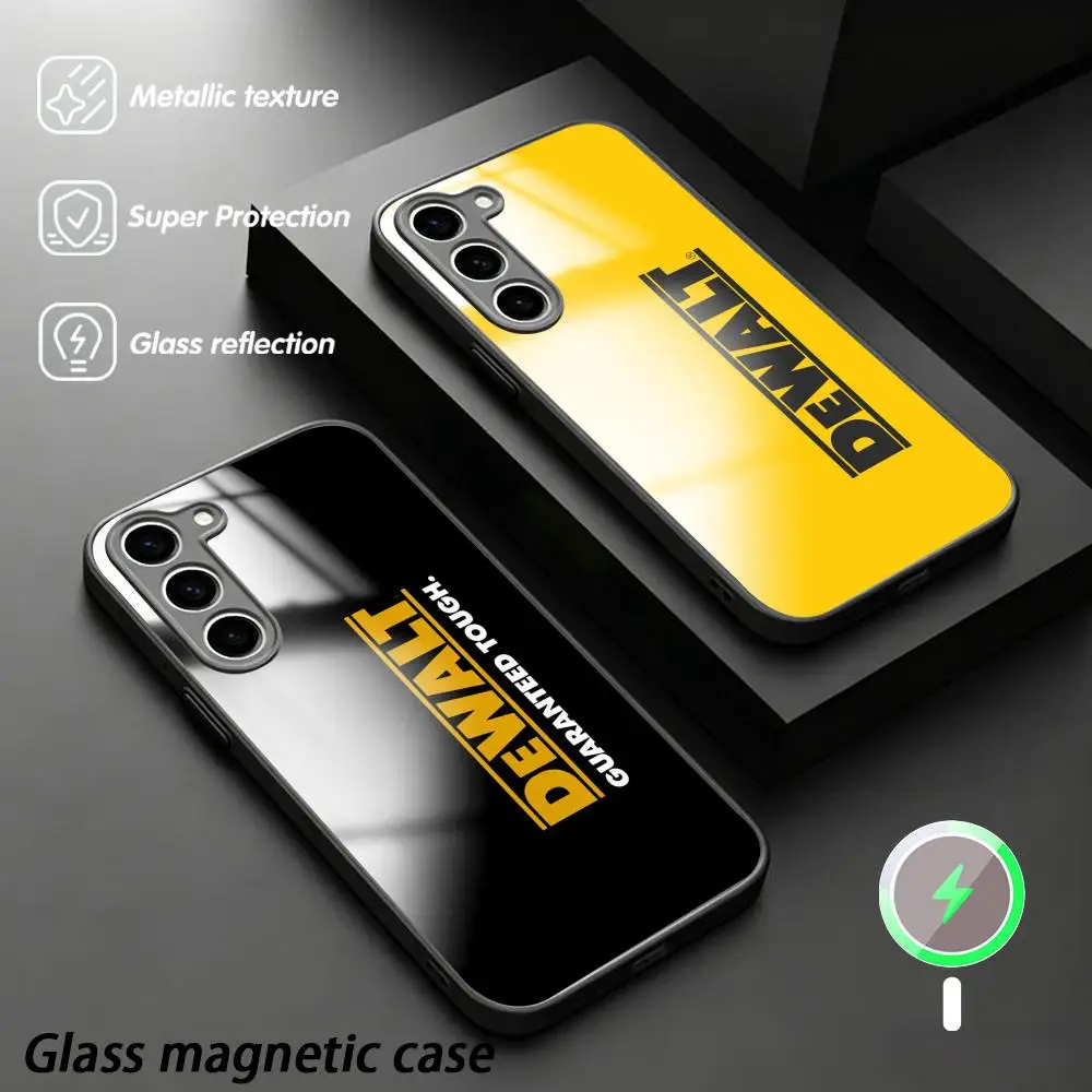 Fashion cool de-waltes design Phone Case For Samsung S26 S25 S24 S23 S22 S21 Plus Ultra Fold A Glass Magnetic Case