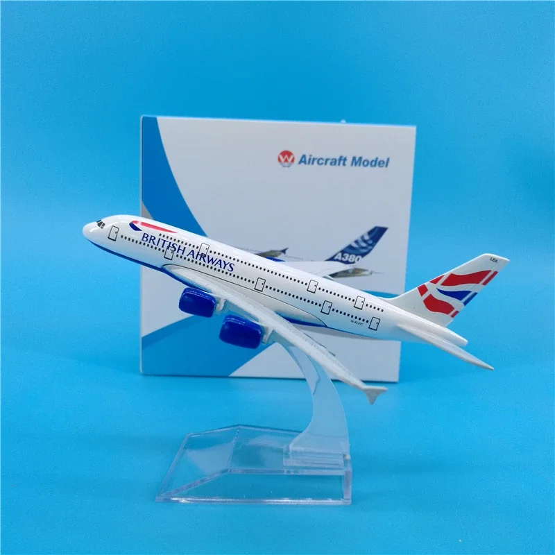 16CM 1:400 concorde British Airline airways a380 airplane model with base alloy aircraft plane collectible display model toy