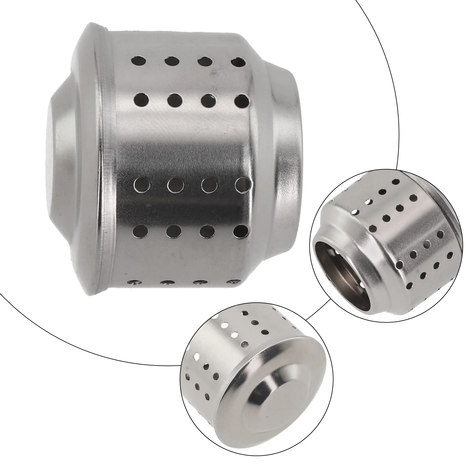 Stainless Steel Anti-Splash Valve for Moka Pot Stovetop Coffee Maker Replacement Part for Smooth Brewing Performance