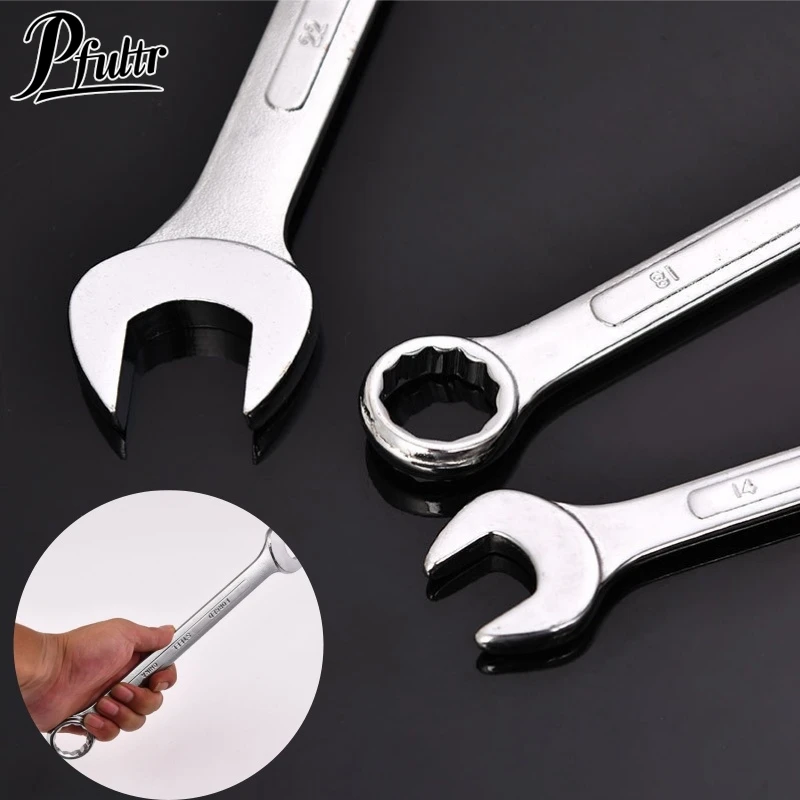 Ratchet Chrome Vanadium Steel Two-Way Event-Head Wrench Quick Manual Dual-Purpose Ratchet Wrench Spanners For Car Repair Tools