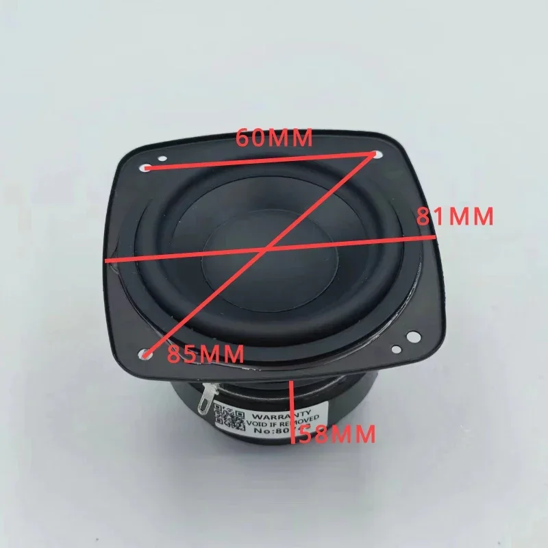 SOTAMIA 1Pcs 3 인치 오디오 풀 레인지 사운드 스피커 4 Ohm 30W Hifi 음악 홈 스피커 JBL Xtreme 3 용 긴 스트로크 라우드 스피커