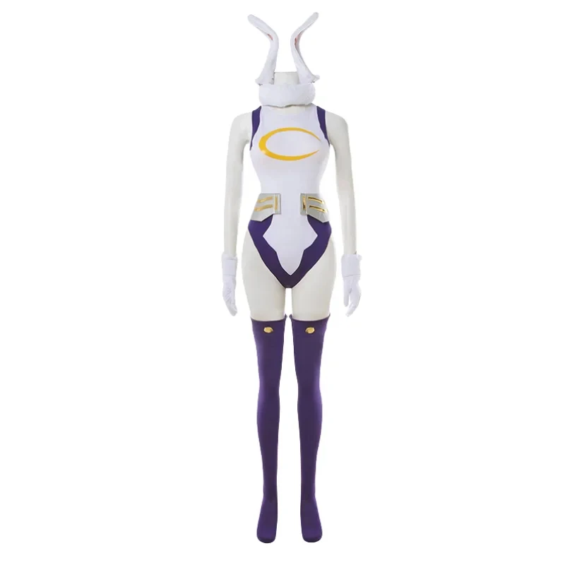 ☆SunlCos Anime My Hero Academia Mirko Cosplay Costume Bunny Miruko Jumpsuit Women Halloween Party Outfit☆ view 4