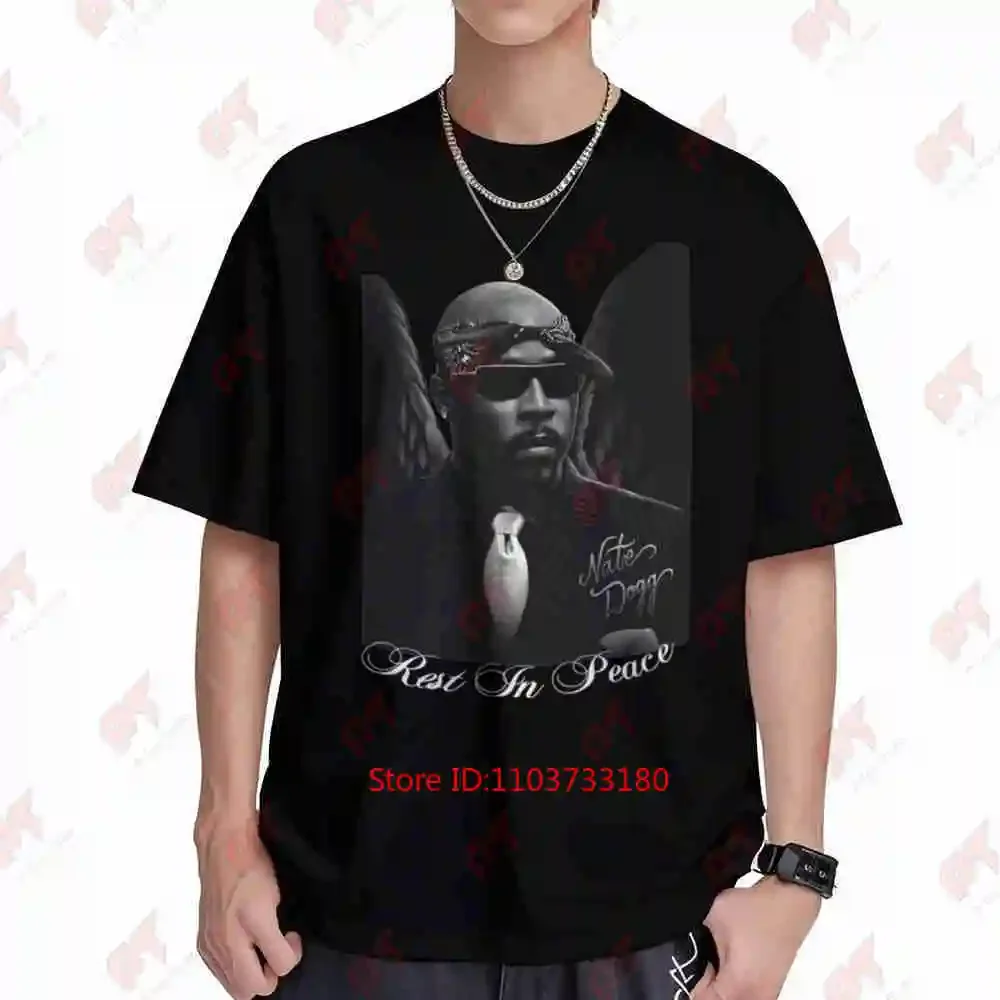 Nate Dogg Rest In Peace Short Sleeve Tee 100% Cotton T-Shirt