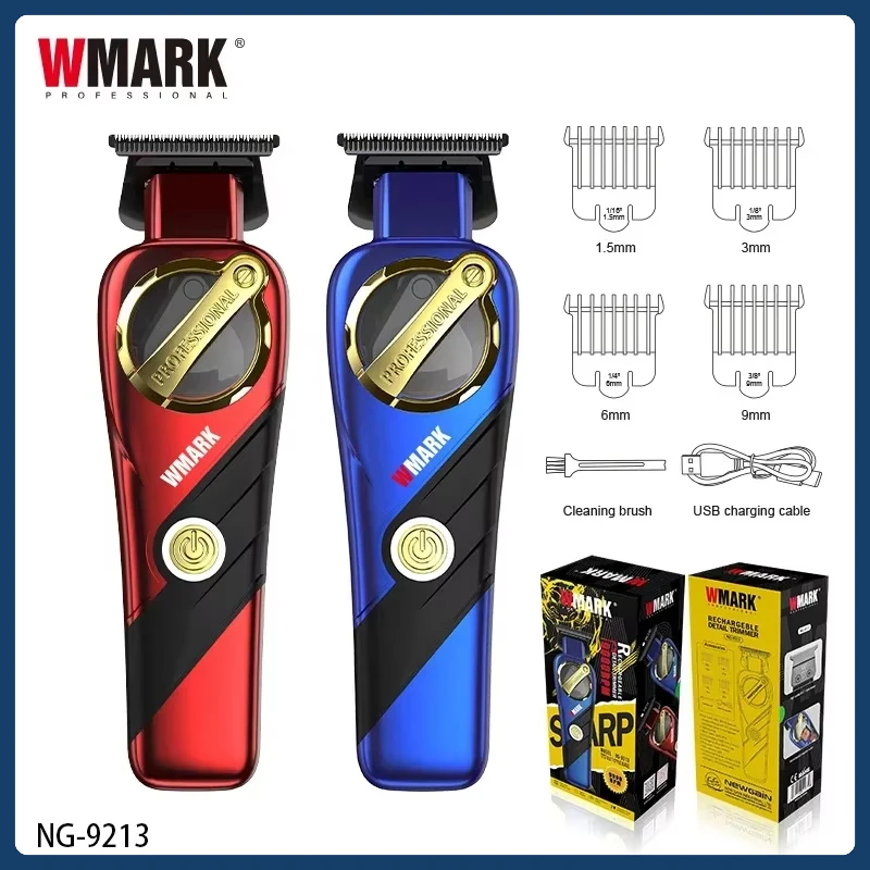 WMARK 9213 hair clipper & Hair Trimmer,Magnetic levitation motor 9000rpm,Beard Trimmer,Hair Clipper for men,DLC Blade