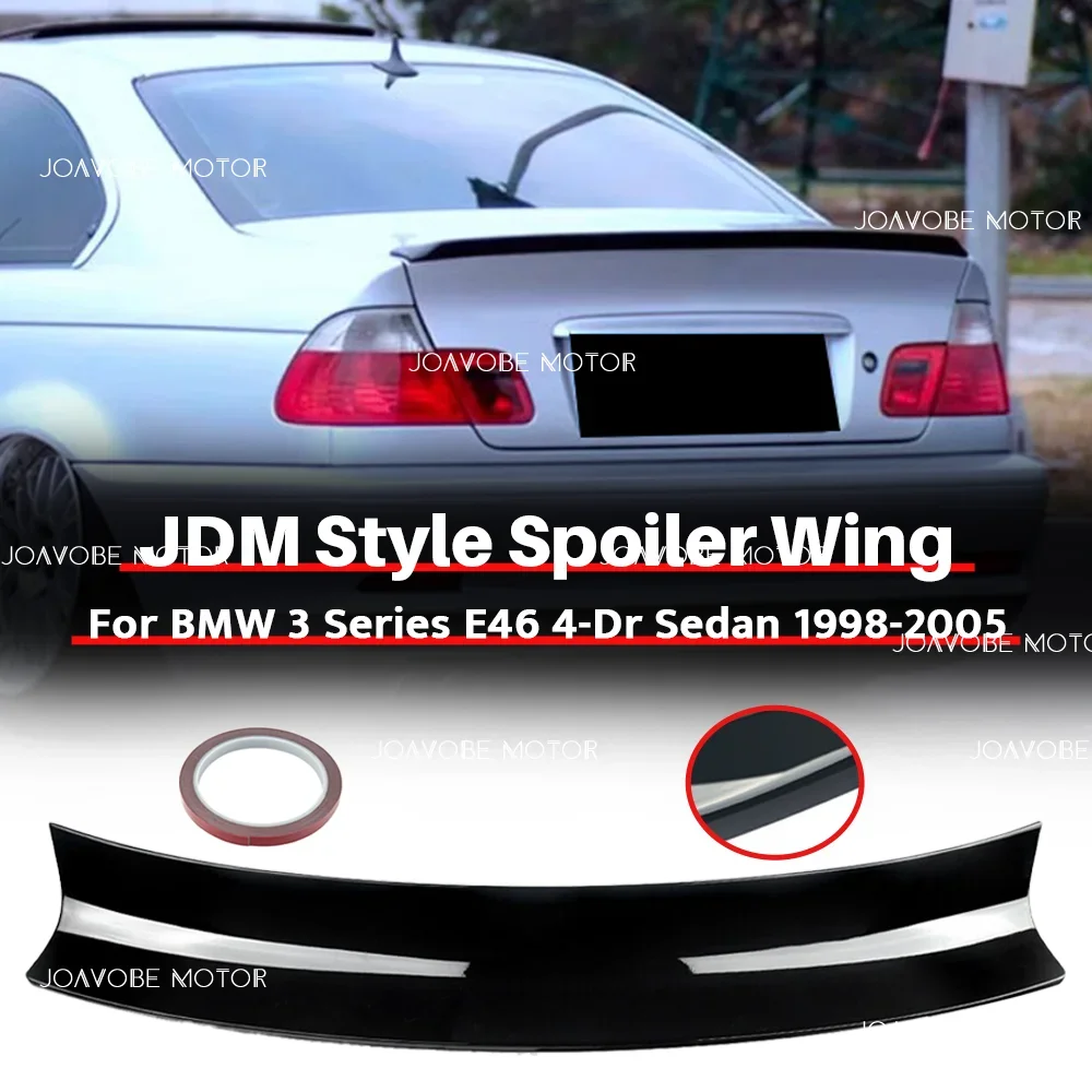 

Глянцевый черный спойлер в стиле M4 для BMW 3 серии E46 4-дверный седан 1998-2005