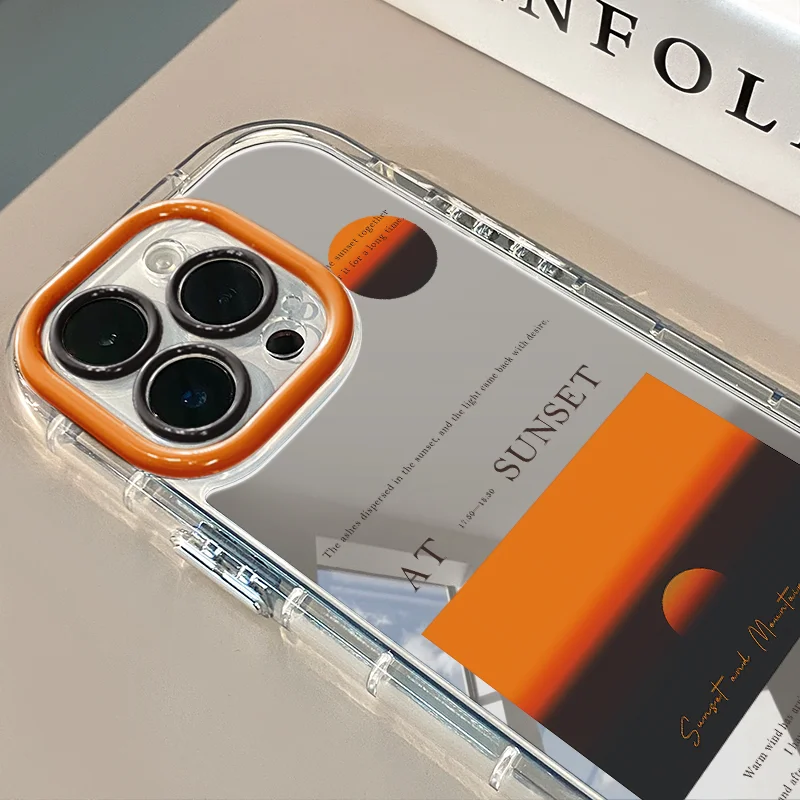 Sunset Moon Pattern Mirror Pho - огляд і ціна Phone Cases Xr Iphone