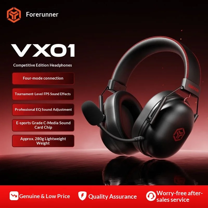 

Eweadn Vx01 Over Ear Gaming Headset Wireless Wired With Noise Cancelling Microphone 7 1 Surround Sound For Pc Fps Gaming