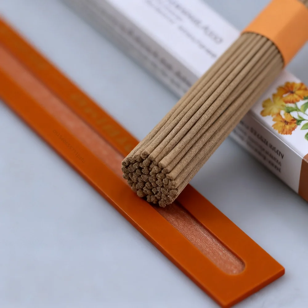 Natural Sandalwood Incense 91 Pcs - Bamboo-free 270mm Long,100g Air Freshener to Enhance Meditation&Yoga, Calming Home Fragrance