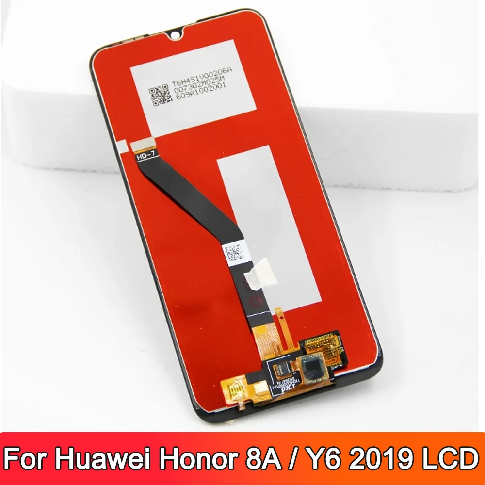 6.09\'\' Display For Huawei Y6 2019 Lcd Touch Screen Digitizer Assembly For Honor 8A LCD With Frame JAT-L29 L09 L41 LX1 LX3