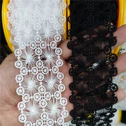 55/60mm Water Soluble White Black Lace Ribbon DIY Sewing Lace Fabric Accessories Dress Curtain Clothing Wrapping lace