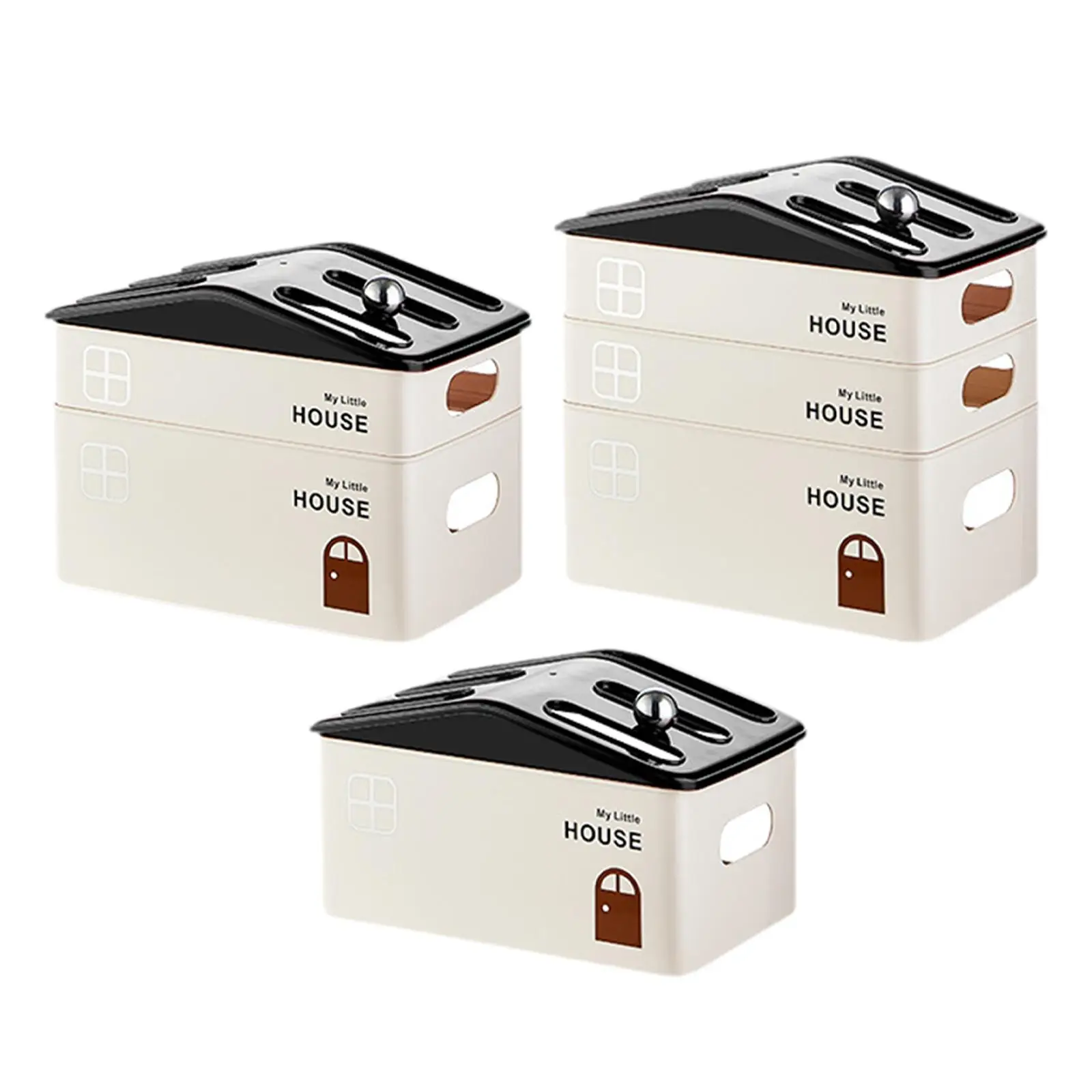 Space Saving Router Storage Box Desktop Cable Organizer Shelf PP Material Rectangle Shape for Office Entertainment Area