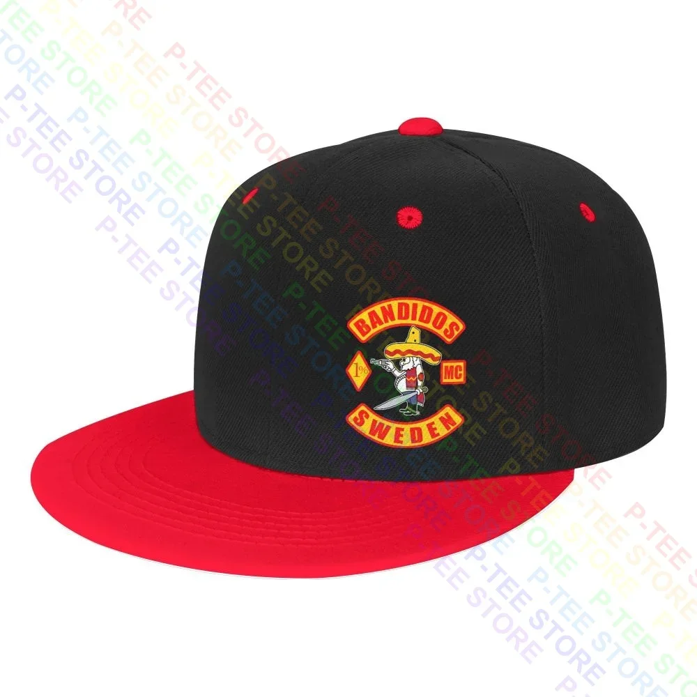 Bandidos Motorcycle Club Sweden Mc Snapback Cap Colorful Baseball Caps Top Hot Deals Streetwear